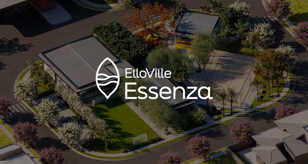 ElloVille Essenza é um condomínio residencial fechado de alto padrão que faz parte do bairro planejado ElloVille