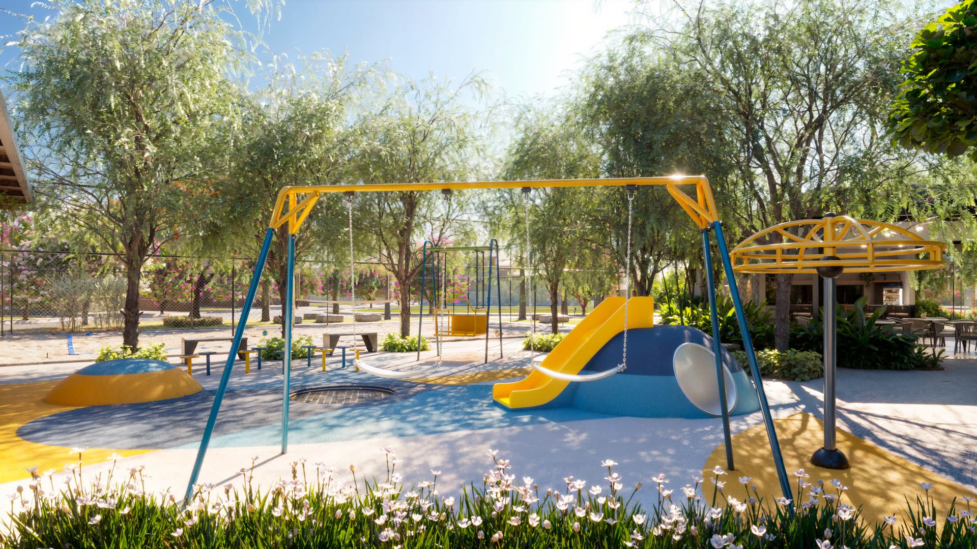 ElloVille Essenza visão externa das casas de alto padrão ElloVille Essenza visão externa das casas de alto padrão