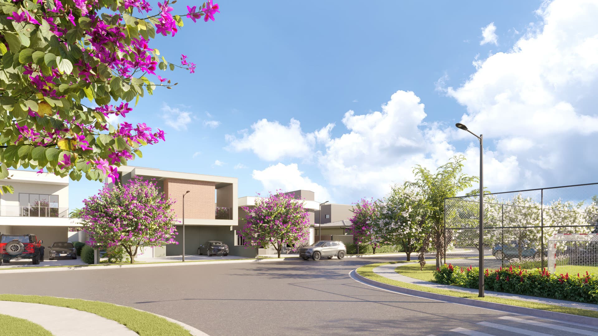 ElloVille Essenza visão interna do salão de festas ElloVille Essenza visão interna do salão de festas